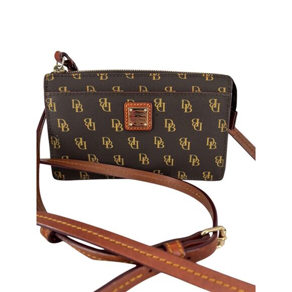 Dooney & Bourke Gretta Janine Crossbody Bag SOLD OUT Brown Coated Old Money - Picture 3 of 16